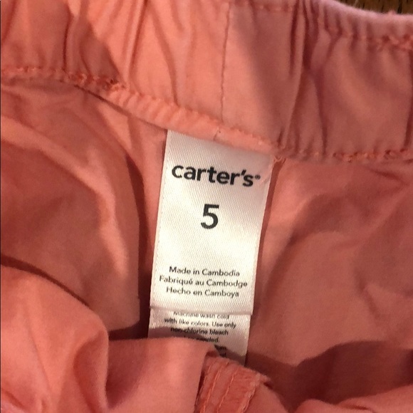 Girls Pink Ruffle Shorts - Picture 3 of 4